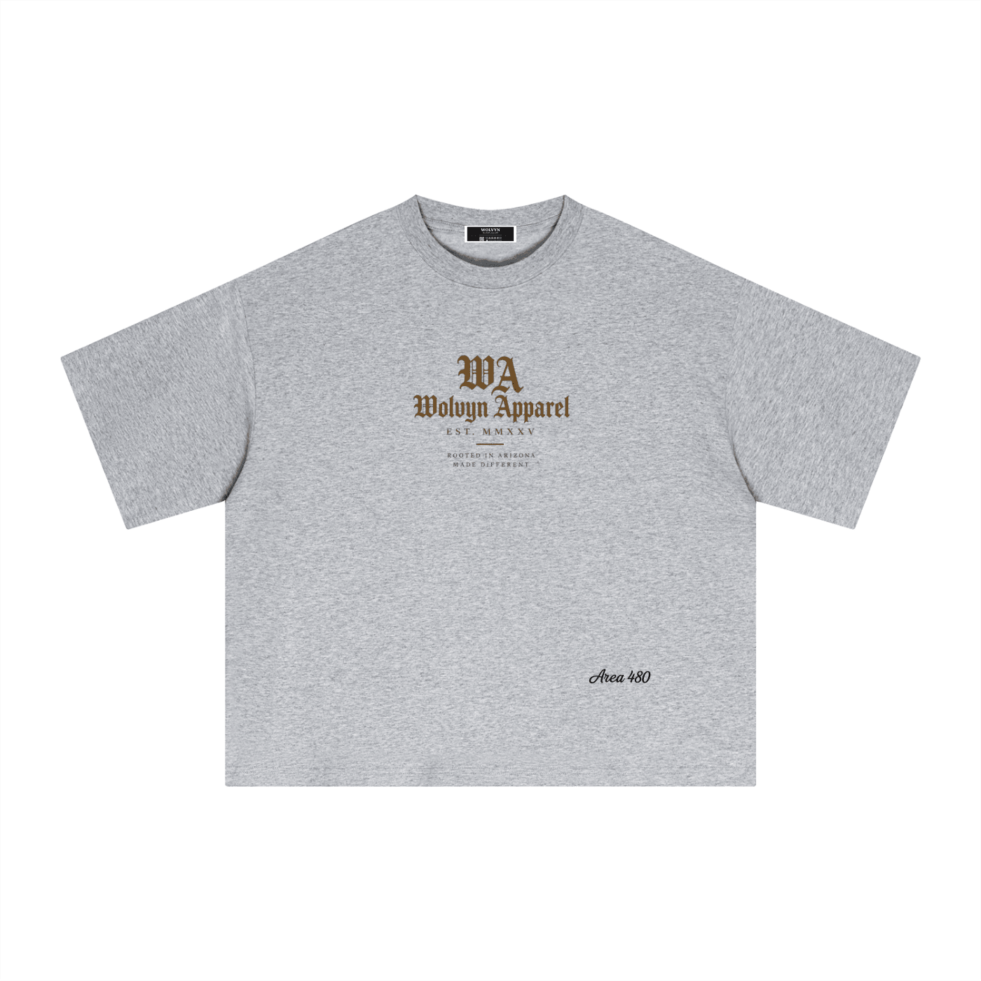Wolvyn Apparel "Identity" Essential Sorona Boxy T-Shirt - Wolvyn Apparel