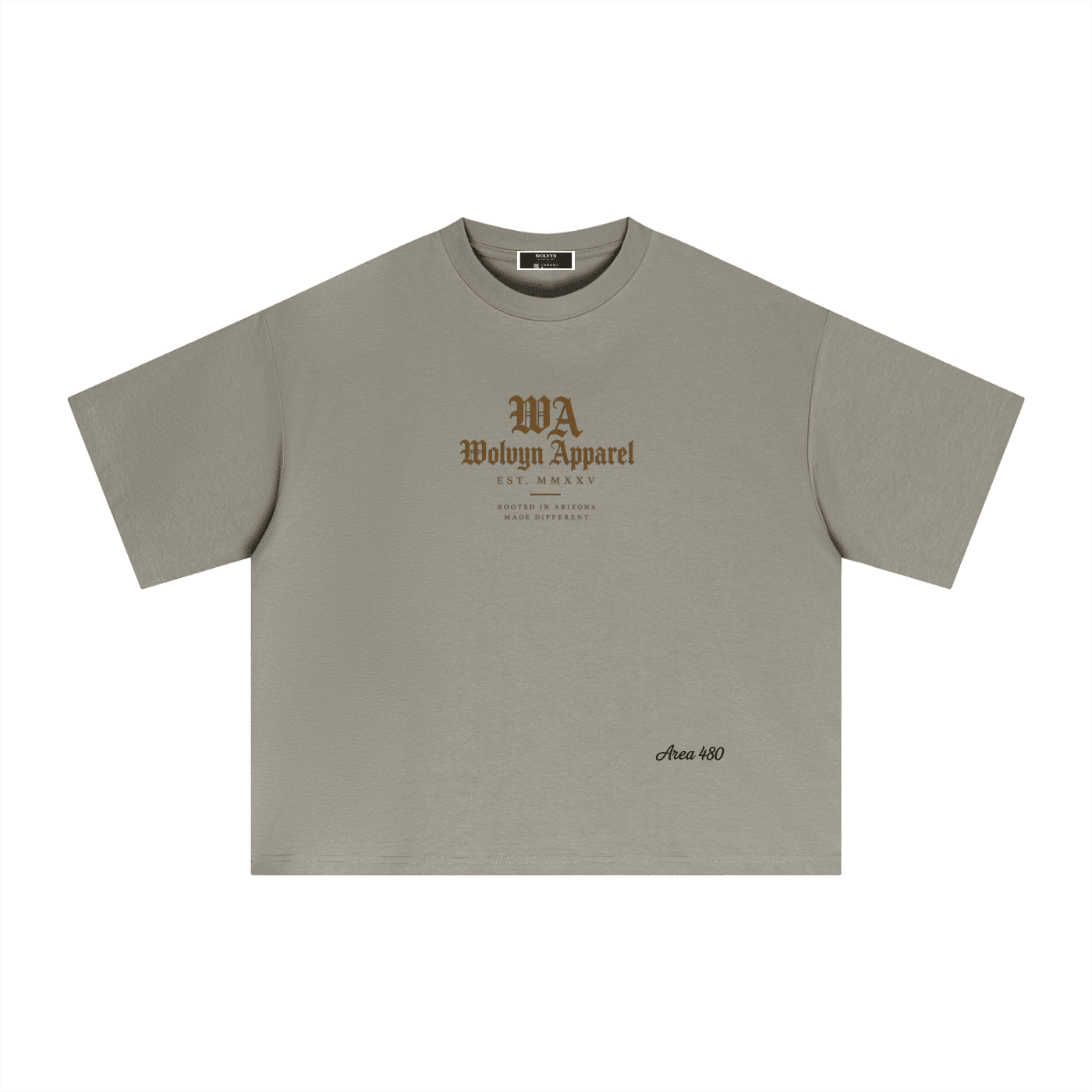 Wolvyn Apparel "Identity" Essential Sorona Boxy T-Shirt - Wolvyn Apparel