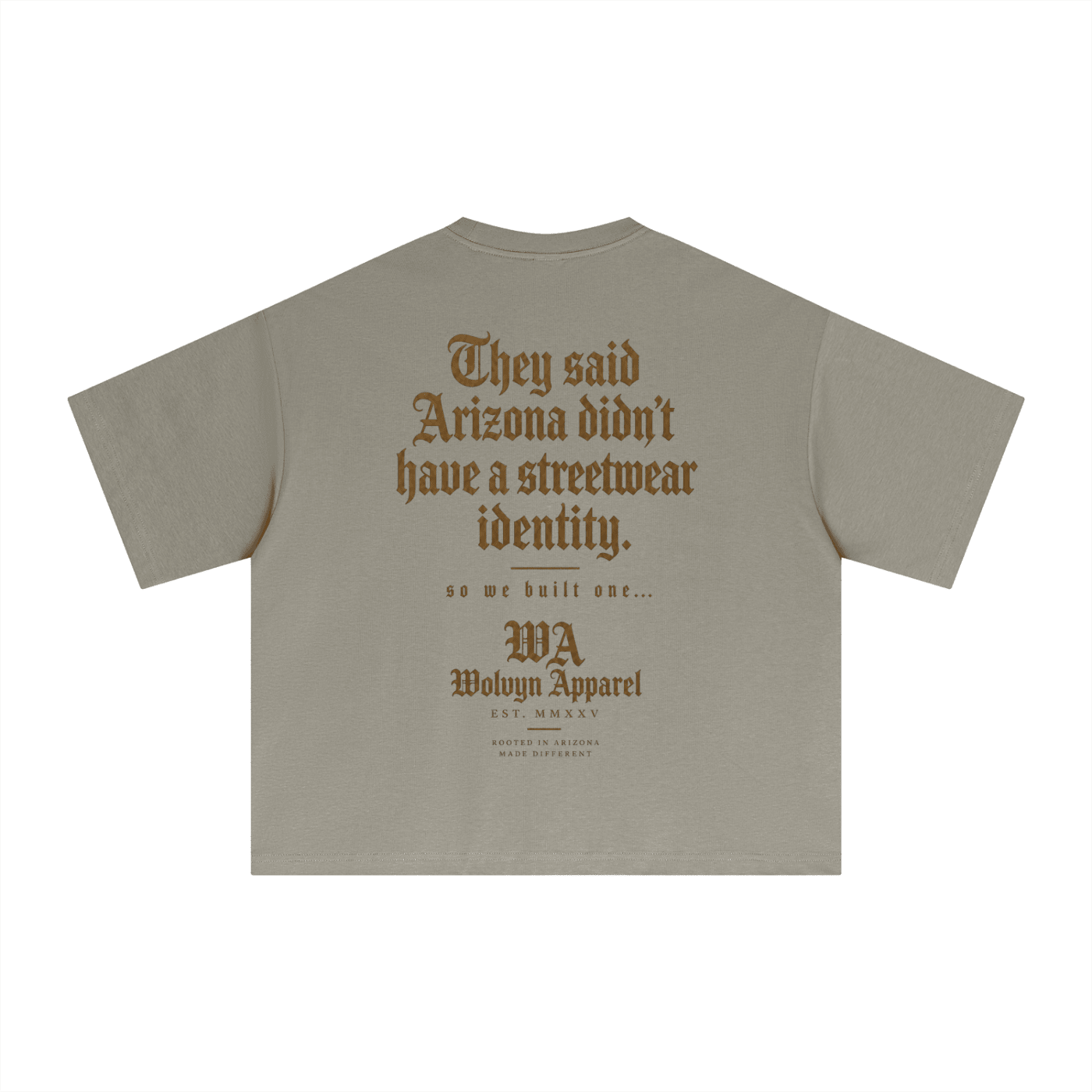 Wolvyn Apparel "Identity" Essential Sorona Boxy T-Shirt - Wolvyn Apparel