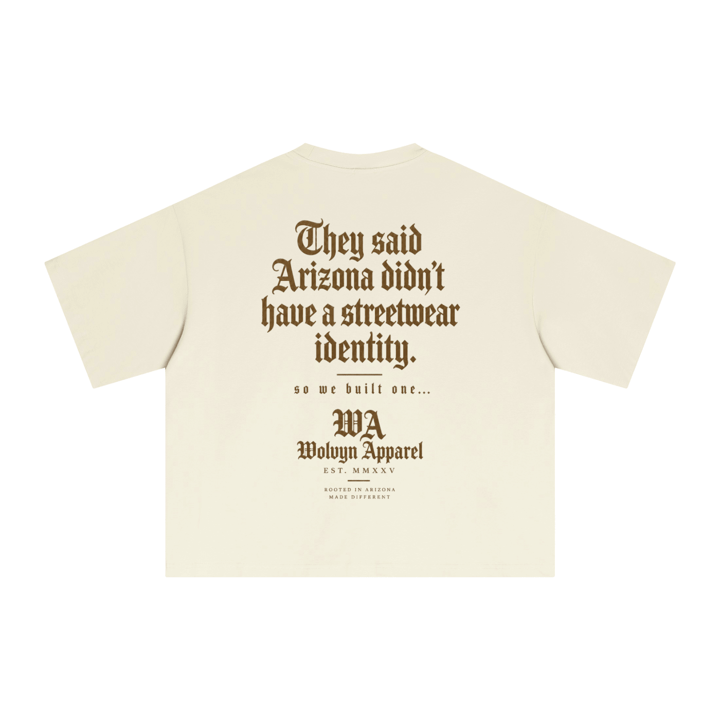 Wolvyn Apparel "Identity" Essential Sorona Boxy T-Shirt - Wolvyn Apparel
