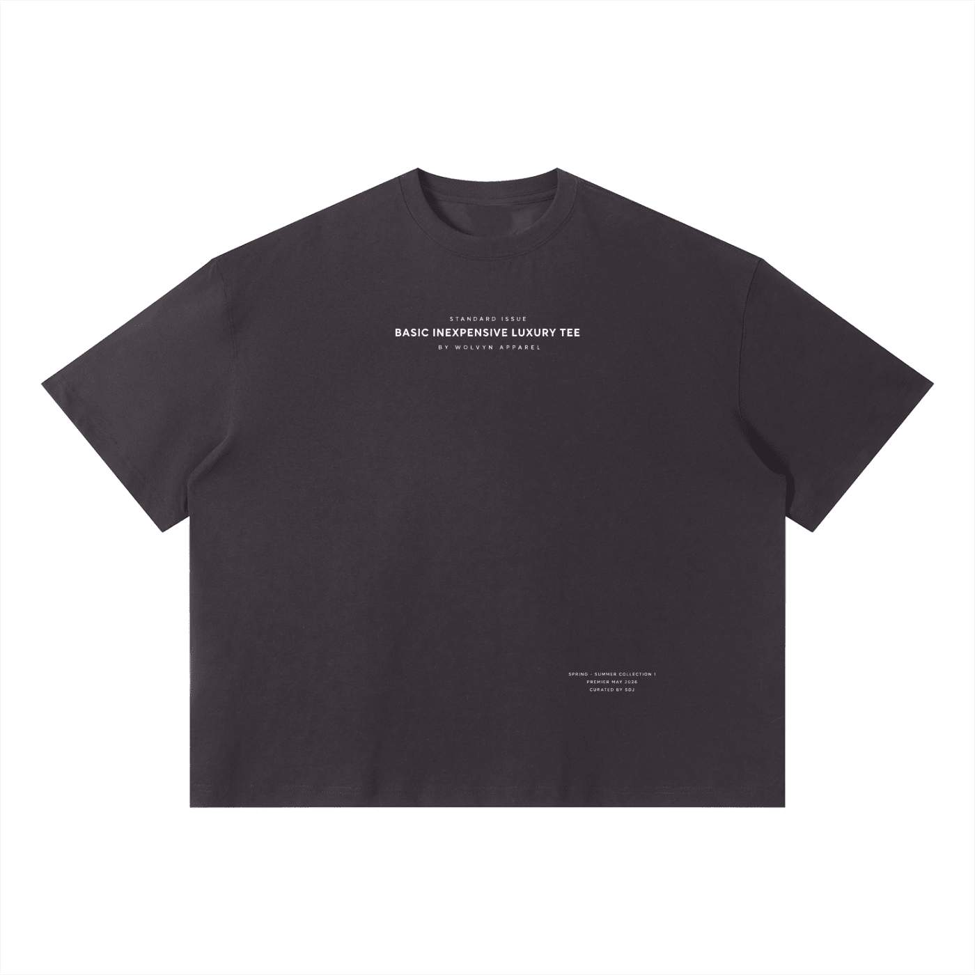 Wolvyn Apparel "Inexpensive Luxury" Unisex Sorona Boxy T-Shirt - Wolvyn Apparel