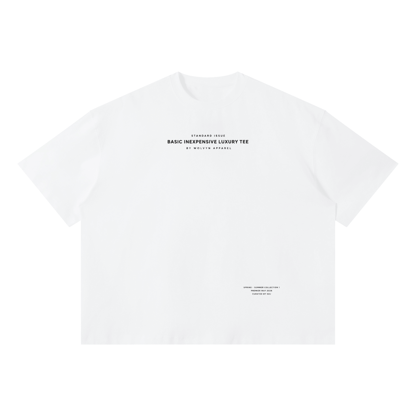 Wolvyn Apparel "Inexpensive Luxury" Unisex Sorona Boxy T-Shirt - Wolvyn Apparel