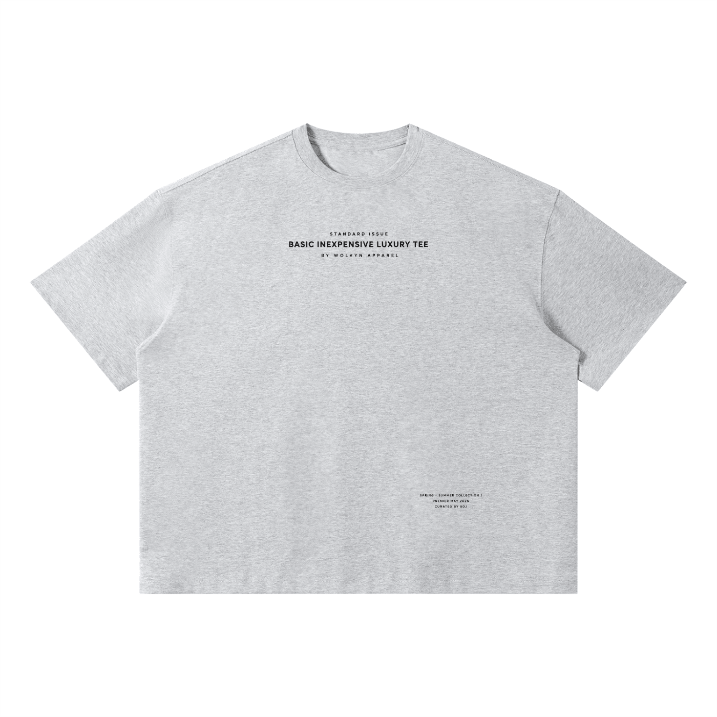Wolvyn Apparel "Inexpensive Luxury" Unisex Sorona Boxy T-Shirt - Wolvyn Apparel