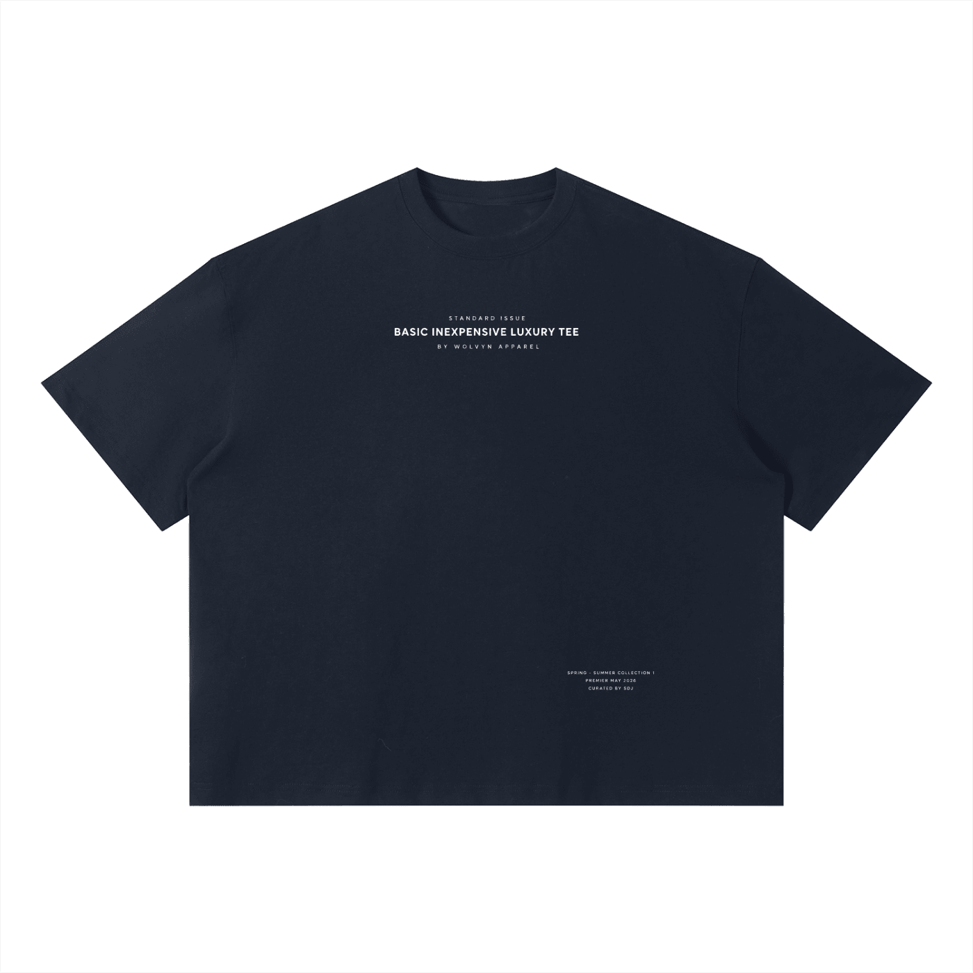 Wolvyn Apparel "Inexpensive Luxury" Unisex Sorona Boxy T-Shirt - Wolvyn Apparel