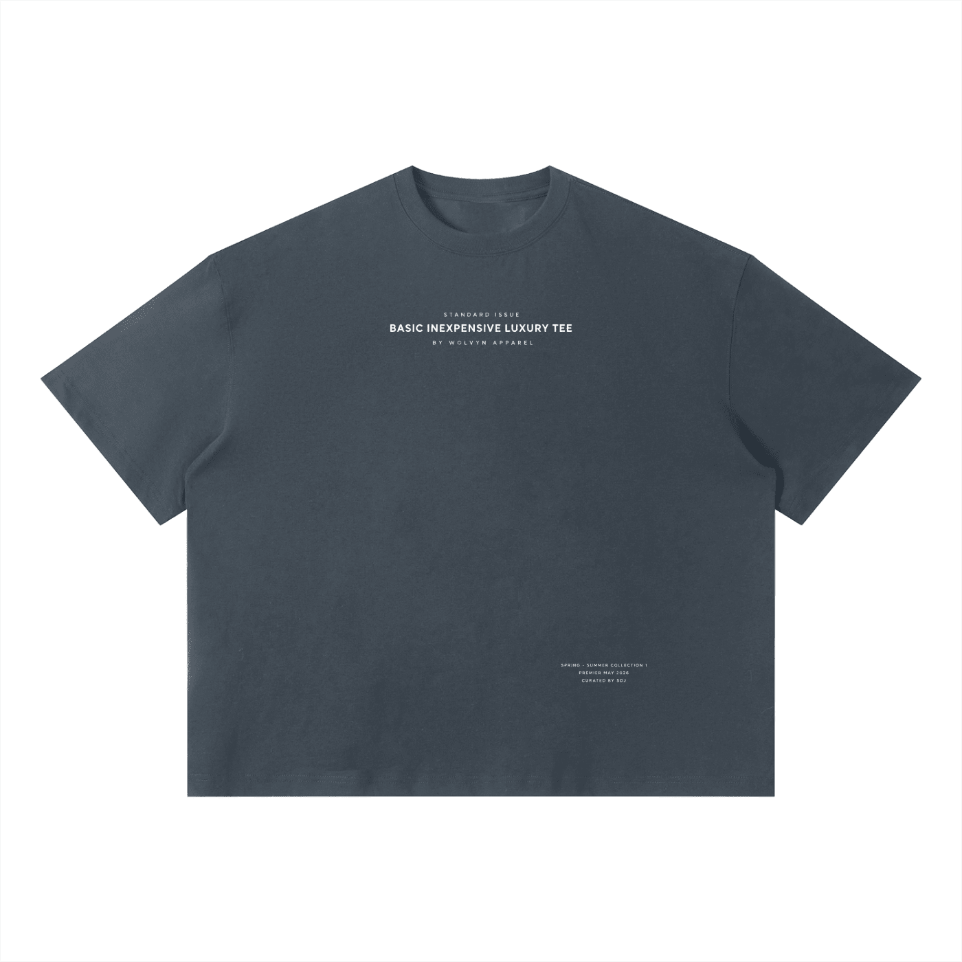 Wolvyn Apparel "Inexpensive Luxury" Unisex Sorona Boxy T-Shirt - Wolvyn Apparel