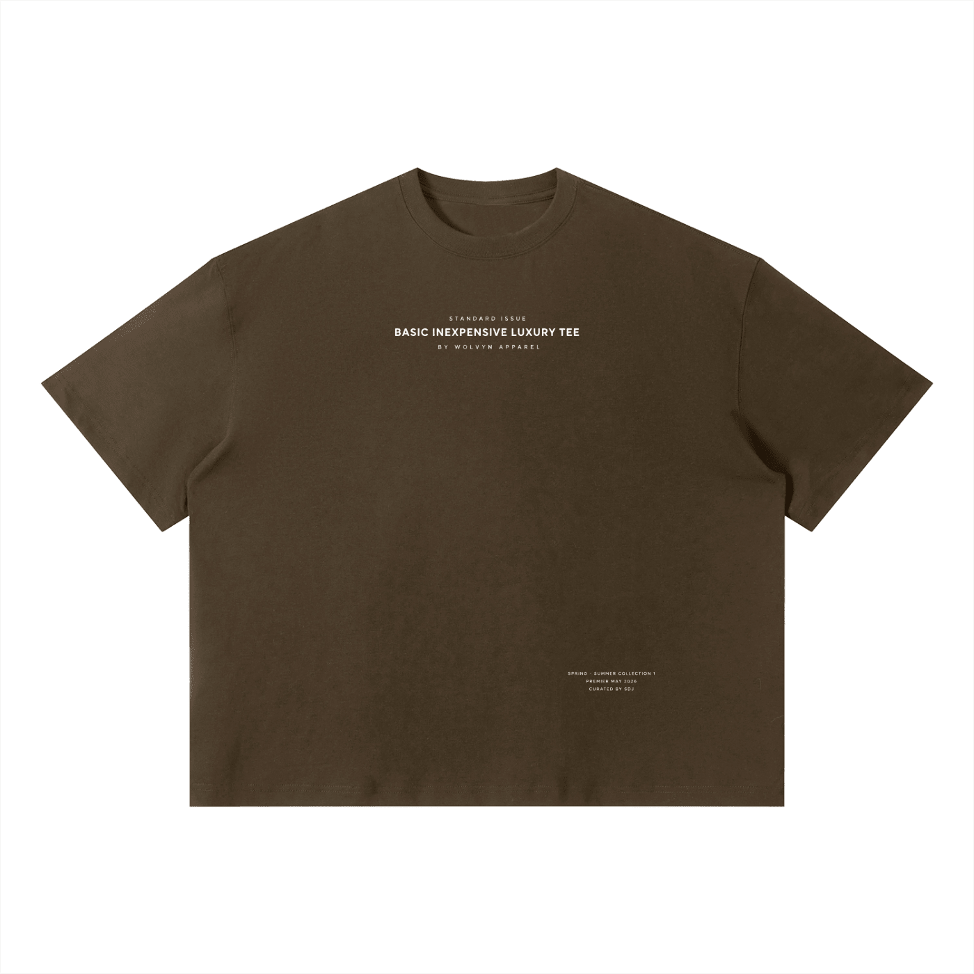 Wolvyn Apparel "Inexpensive Luxury" Unisex Sorona Boxy T-Shirt - Wolvyn Apparel