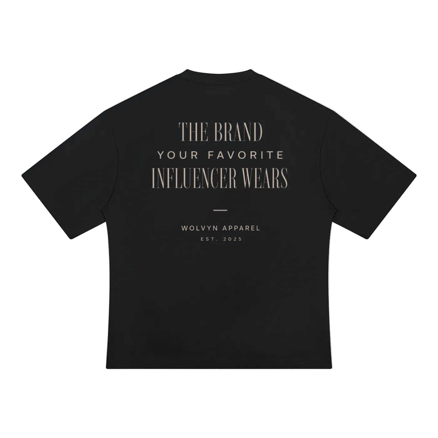 Wolvyn Apparel ‘Influencer’ Unisex Heavyweight Oversized T-Shirt - Wolvyn Apparel
