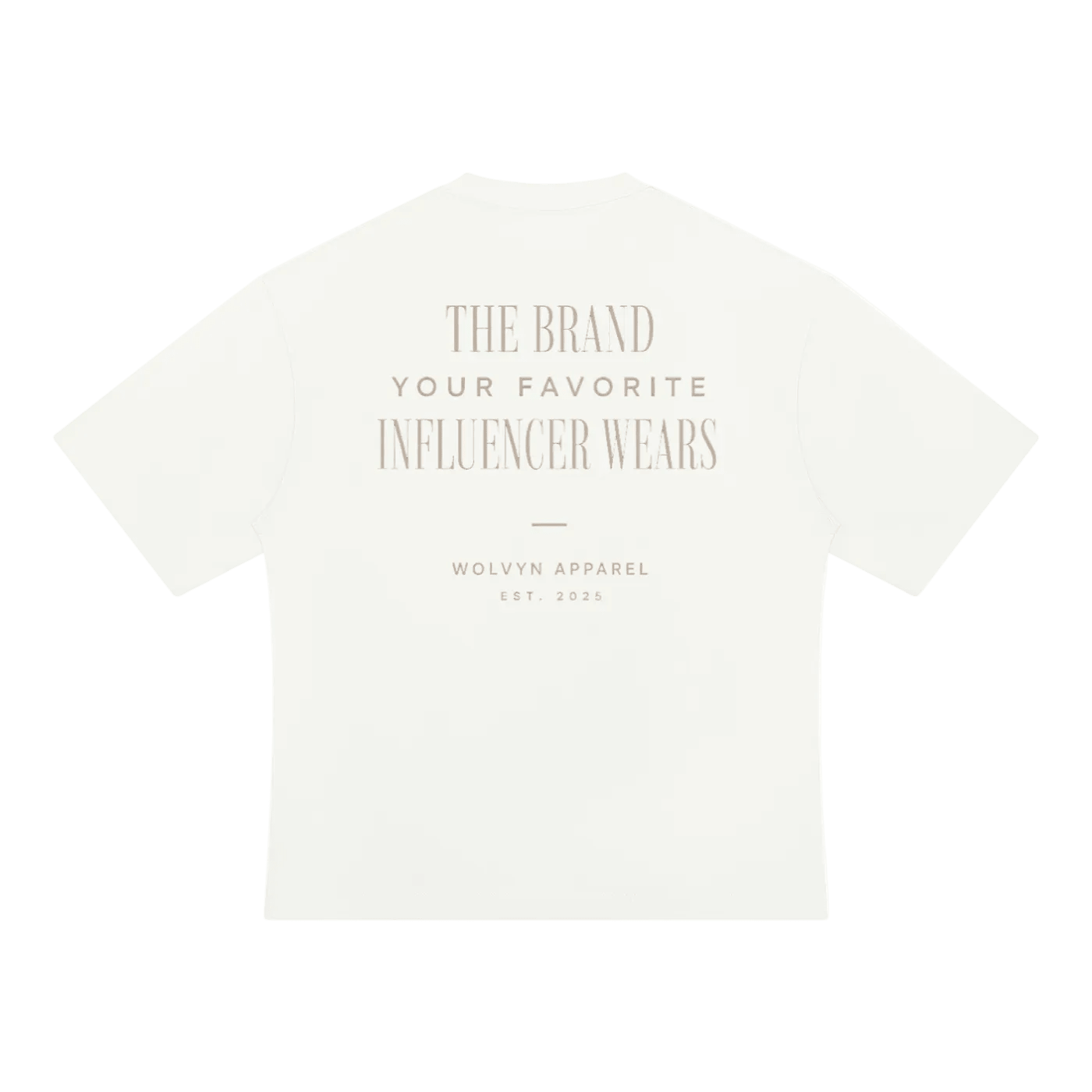 Wolvyn Apparel ‘Influencer’ Unisex Heavyweight Oversized T-Shirt - Wolvyn Apparel