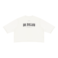Wolvyn Apparel ‘Jesus Walks’ Unisex Mineral Wash Raw Hem Boxy T-Shirt - Wolvyn Apparel
