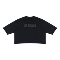 Wolvyn Apparel ‘Jesus Walks’ Unisex Mineral Wash Raw Hem Boxy T-Shirt - Wolvyn Apparel