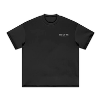 Wolvyn Apparel "Label - Black" Heavyweight Earth Tone T-Shirt - Wolvyn Apparel