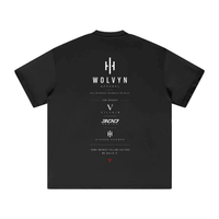 Wolvyn Apparel "Label - Black" Heavyweight Earth Tone T-Shirt - Wolvyn Apparel