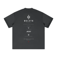 Wolvyn Apparel "Label - Black" Heavyweight Earth Tone T-Shirt - Wolvyn Apparel