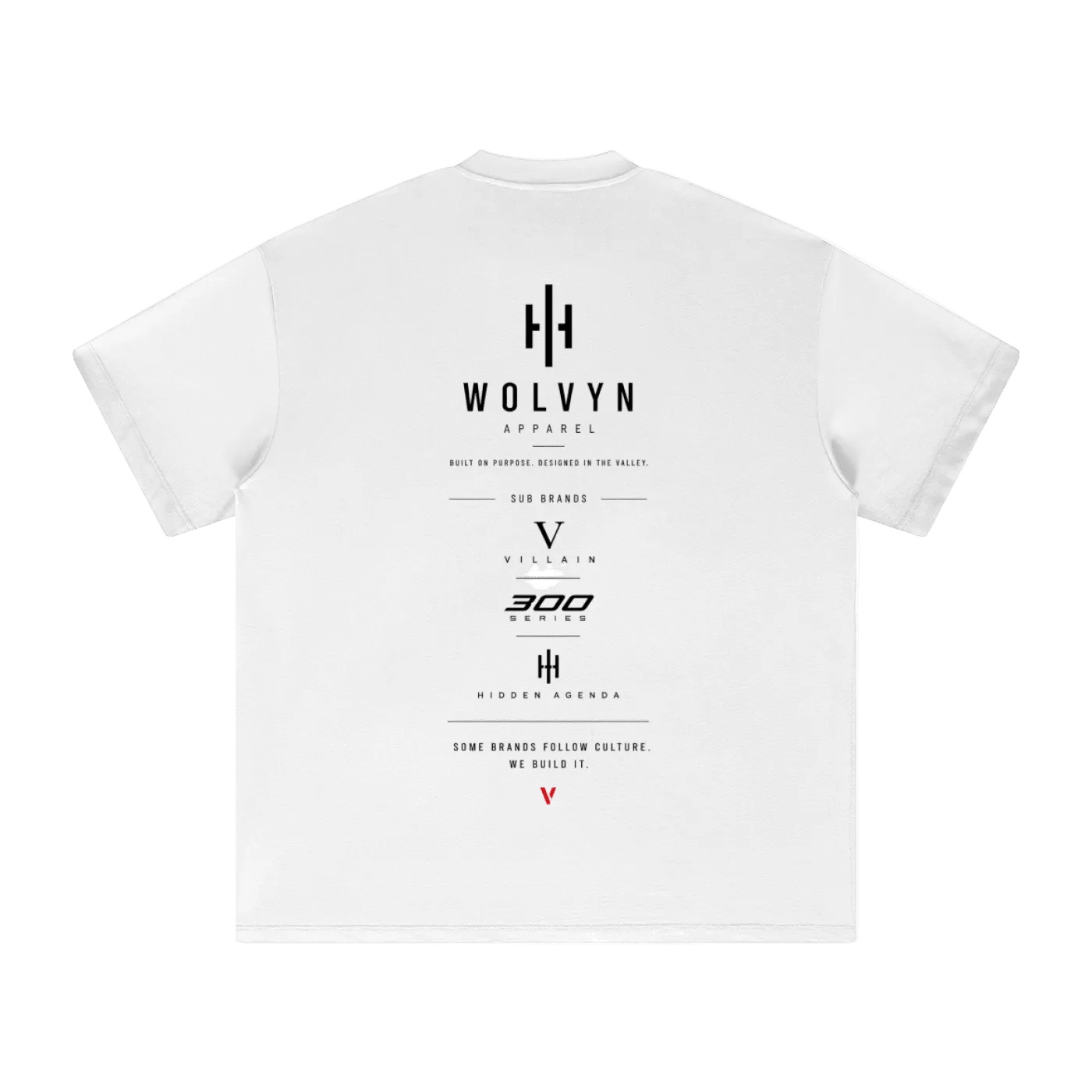 Wolvyn Apparel "Label" Heavyweight Earth Tone T-Shirt - Wolvyn Apparel