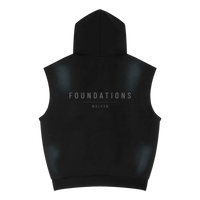 Wolvyn Apparel ‘Layers 002’ Unisex Vintage Wash Sun Fade Sleeveless Hoodie - Wolvyn Apparel
