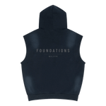 Wolvyn Apparel ‘Layers 002’ Unisex Vintage Wash Sun Fade Sleeveless Hoodie - Wolvyn Apparel