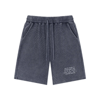 Wolvyn Apparel Mineral Wash Waffle Knit Shorts - Wolvyn Apparel