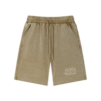 Wolvyn Apparel Mineral Wash Waffle Knit Shorts - Wolvyn Apparel