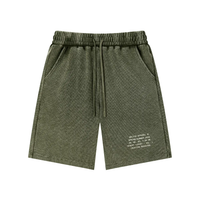 Wolvyn Apparel Mineral Wash Waffle Knit Shorts - Wolvyn Apparel