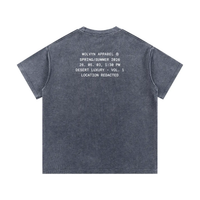 Wolvyn Apparel Mineral Wash Waffle Knit T-Shirt - Wolvyn Apparel