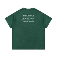 Wolvyn Apparel Mineral Wash Waffle Knit T-Shirt - Wolvyn Apparel