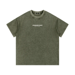 Wolvyn Apparel Mineral Wash Waffle Knit T-Shirt - Wolvyn Apparel