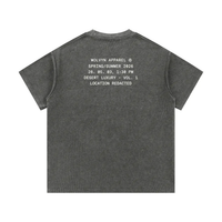 Wolvyn Apparel Mineral Wash Waffle Knit T-Shirt - Wolvyn Apparel