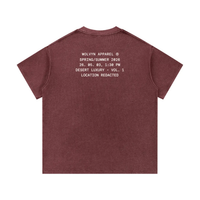 Wolvyn Apparel Mineral Wash Waffle Knit T-Shirt - Wolvyn Apparel