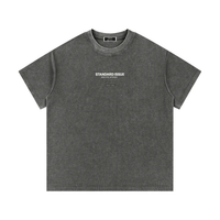 Wolvyn Apparel Mineral Wash Waffle Knit T-Shirt - Wolvyn Apparel
