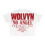 Wolvyn Apparel ‘No Angel’ Unisex Batwing Sleeve T-shirt - Wolvyn Apparel