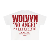 Wolvyn Apparel ‘No Angel’ Unisex Batwing Sleeve T-shirt - Wolvyn Apparel
