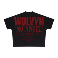 Wolvyn Apparel ‘No Angel’ Unisex Batwing Sleeve T-shirt - Wolvyn Apparel