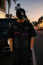 Wolvyn Apparel "Phoenix Nights" Hand - Frayed Sunfade T-Shirt - Wolvyn Apparel