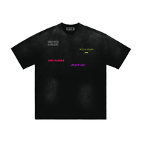 Wolvyn Apparel "Phoenix Nights" Hand - Frayed Sunfade T-Shirt - Wolvyn Apparel