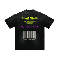 Wolvyn Apparel "Phoenix Nights" Hand - Frayed Sunfade T-Shirt - Wolvyn Apparel