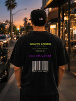 Wolvyn Apparel "Phoenix Nights" Hand - Frayed Sunfade T-Shirt - Wolvyn Apparel