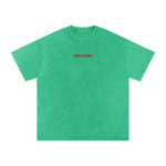 Wolvyn Apparel ‘Pop-Up Shop Closed’ Snow Washed Oversized Cotton T-Shirt - Wolvyn Apparel