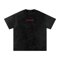 Wolvyn Apparel ‘Pop-Up Shop Closed’ Snow Washed Oversized Cotton T-Shirt - Wolvyn Apparel