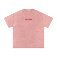 Wolvyn Apparel ‘Pop-Up Shop Closed’ Snow Washed Oversized Cotton T-Shirt - Wolvyn Apparel