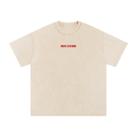 Wolvyn Apparel ‘Pop-Up Shop Closed’ Snow Washed Oversized Cotton T-Shirt - Wolvyn Apparel