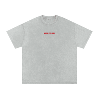 Wolvyn Apparel ‘Pop-Up Shop Closed’ Snow Washed Oversized Cotton T-Shirt - Wolvyn Apparel