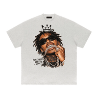 Wolvyn Apparel ‘Public Enemy’ Heavyweight Drop Shoulder T-Shirt - Wolvyn Apparel