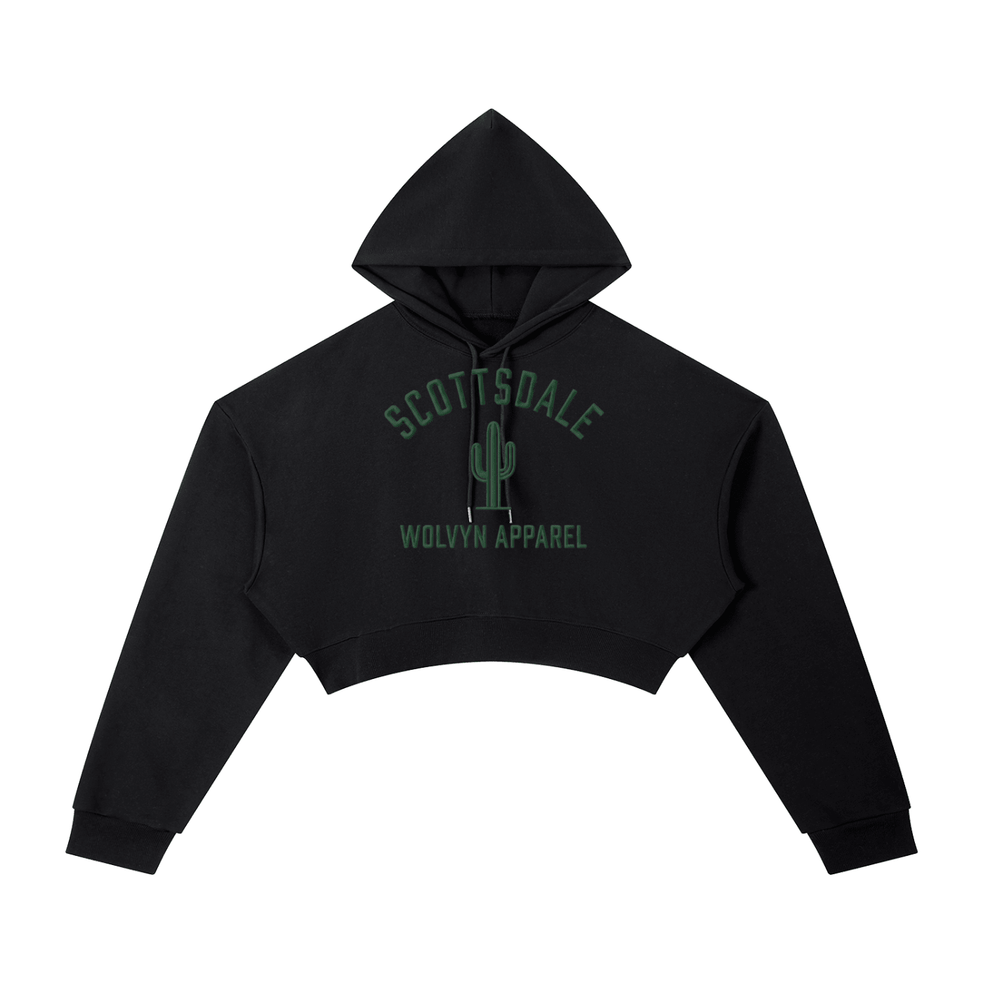 Wolvyn Apparel "Scottsdale" Essential Cropped Hoodie - Wolvyn Apparel