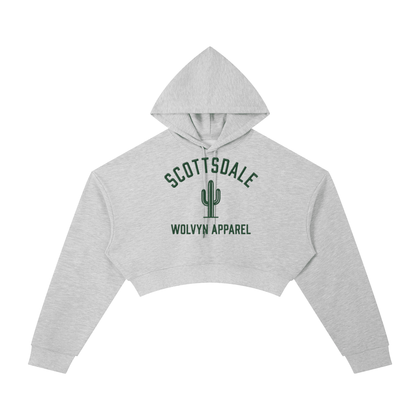 Wolvyn Apparel "Scottsdale" Essential Cropped Hoodie - Wolvyn Apparel