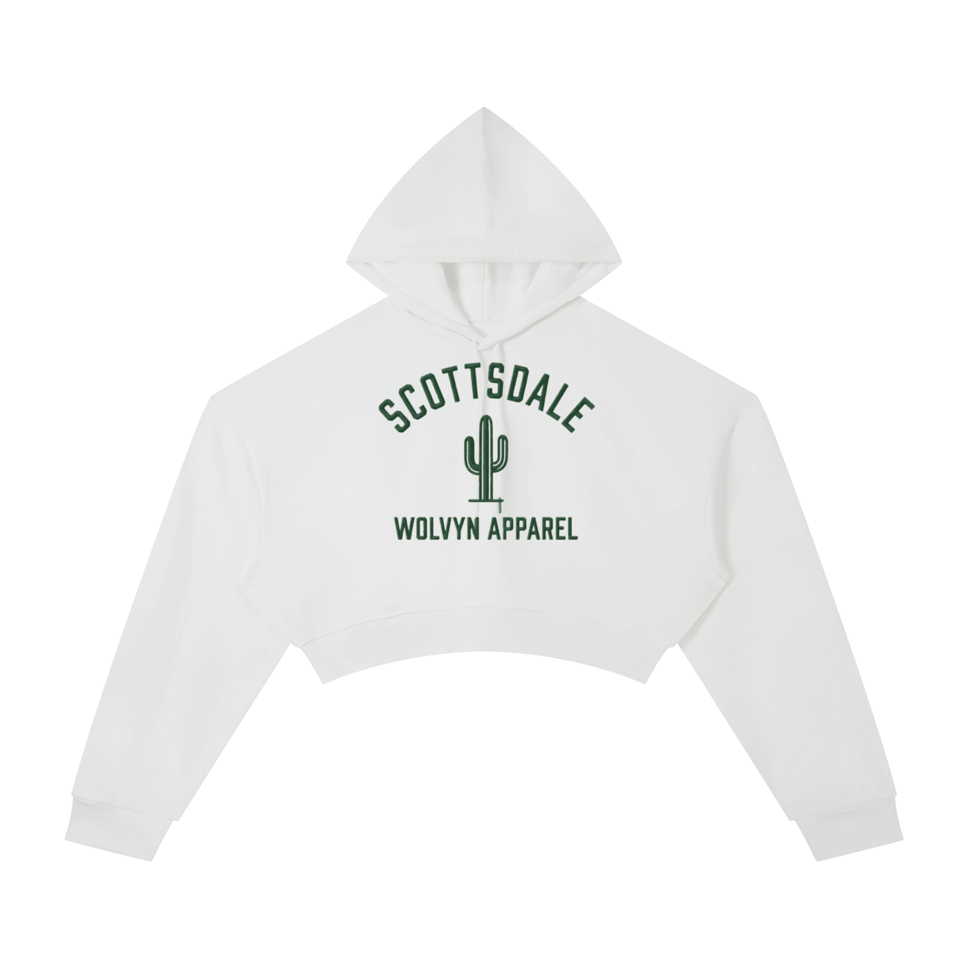 Wolvyn Apparel "Scottsdale" Essential Cropped Hoodie - Wolvyn Apparel
