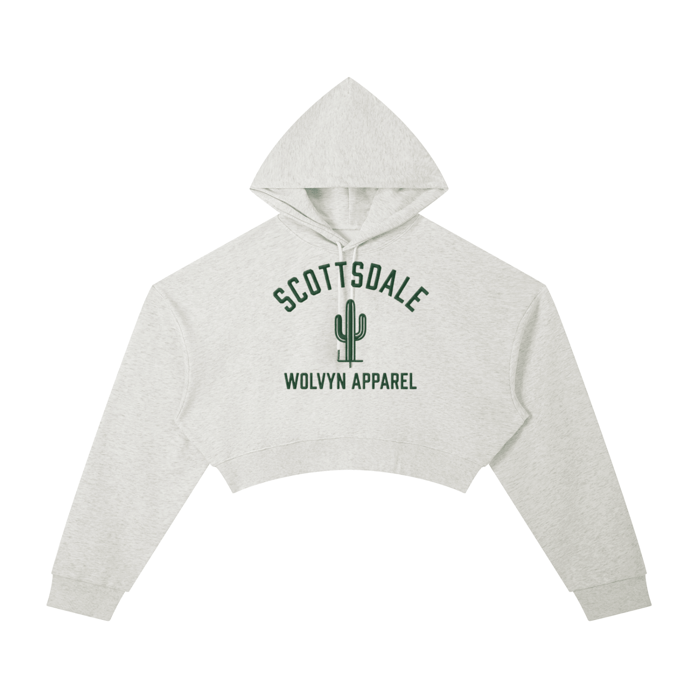 Wolvyn Apparel "Scottsdale" Essential Cropped Hoodie - Wolvyn Apparel