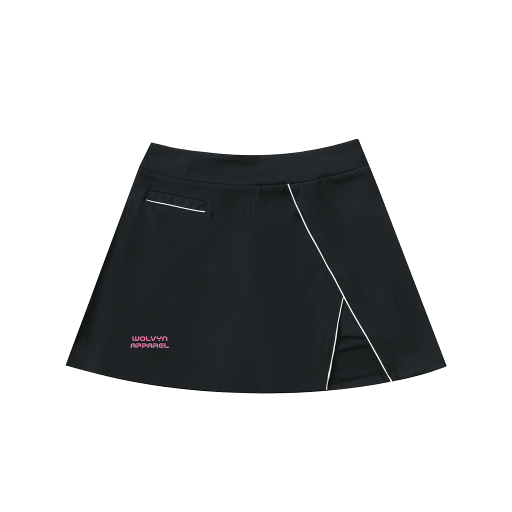 Wolvyn Apparel "Scottsdale Weekends" High - Waist Pocketed A - Line Skirt - Wolvyn Apparel