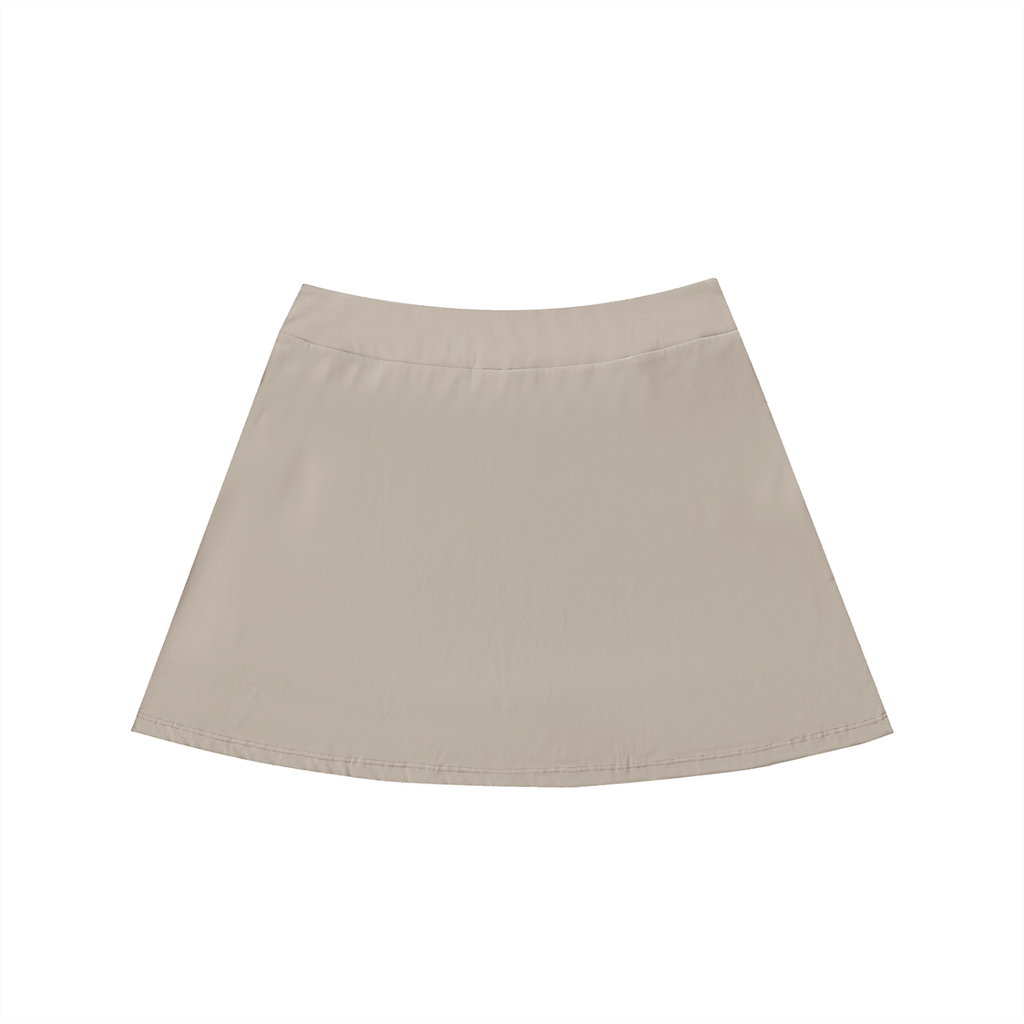 Wolvyn Apparel "Scottsdale Weekends" High - Waist Pocketed A - Line Skirt - Wolvyn Apparel