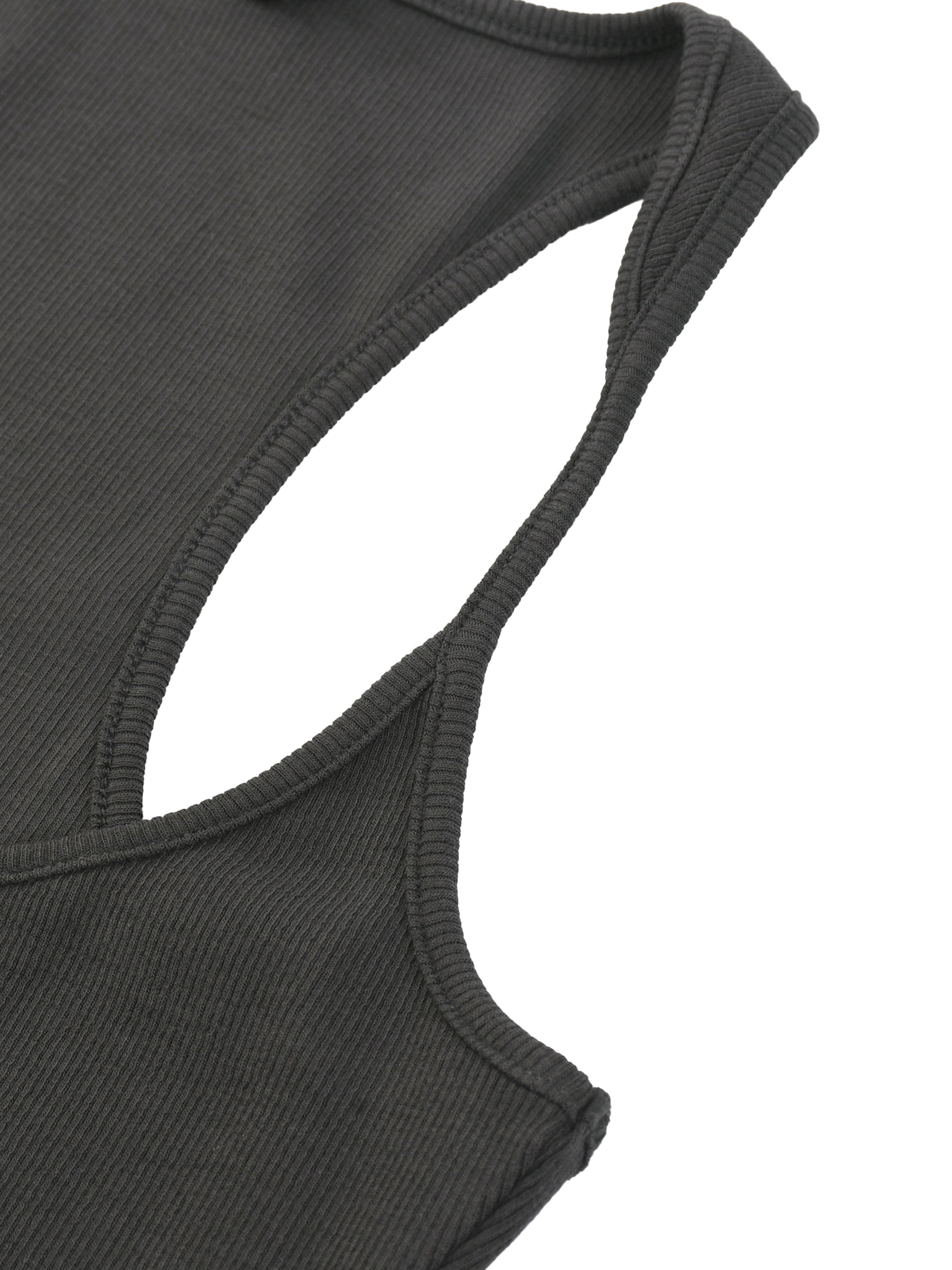 Wolvyn Apparel Slim Fit Ribbed Racerback Tank Top - Wolvyn Apparel