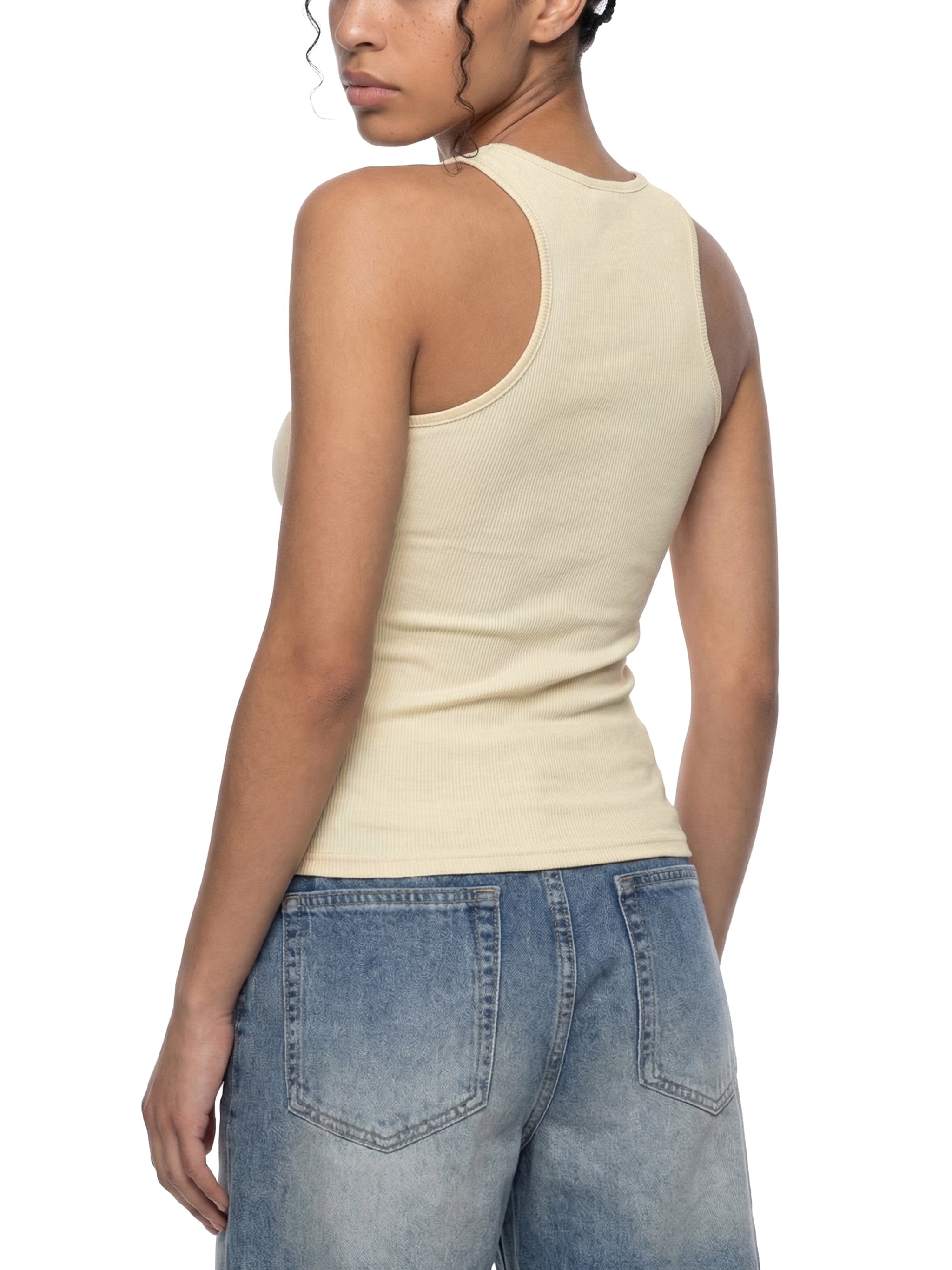 Wolvyn Apparel Slim Fit Ribbed Racerback Tank Top - Wolvyn Apparel